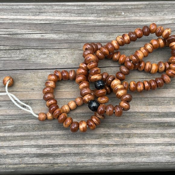 Handmade Pray Beads Brown Real Wood Muslim Namaz S - Picture 4 of 9